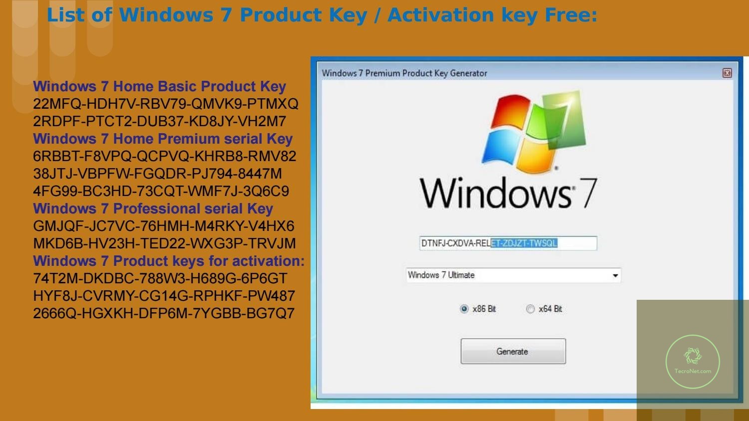 Windows 7 home basic product key generator windows 10